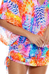 Luli Fama Dancing Queen Cabana V Neck Dress